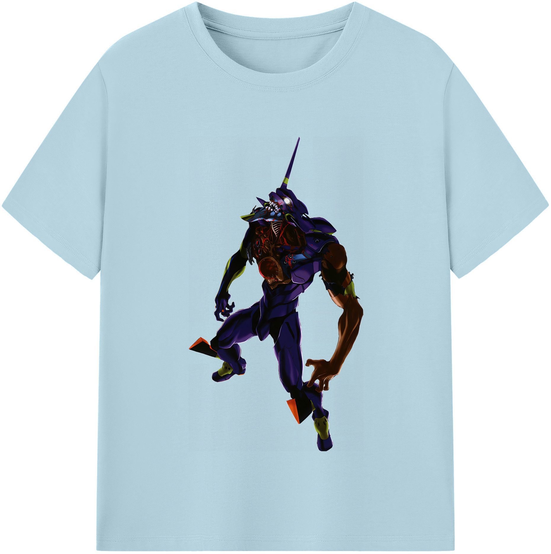 （画像用） EVA 新世紀エヴァンゲリオン 綿100％半袖Tシャツ（フロントプリント）